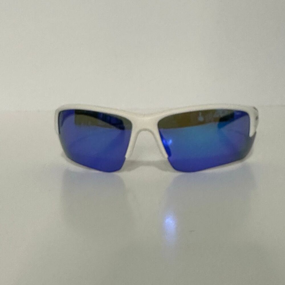 Global Vision Hercules 7 Wraparound Motorcycle Riding Glasses Z87.1 White Frame/